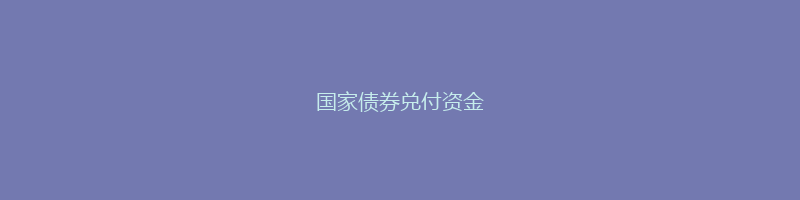 国家债券兑付资金