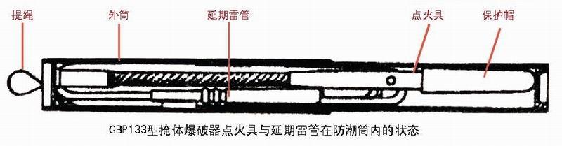 GBP-130型单兵掩体爆破器